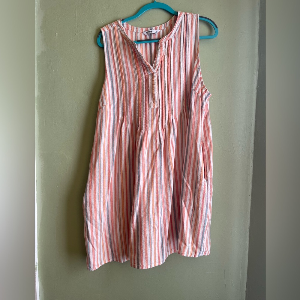 Sonoma Linen Dress WITH Pockets